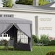 image 7 of Outsunny 3 x 3 M Pop Up Gazebo, Wedding Camping Party Tent Canopy Marquee with Carry Bag and 2 Windows, Grey