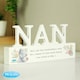 image 2 of Personalised Me To You Wooden Nan Ornament