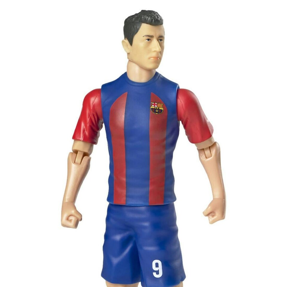 image 1 of FC Barcelona Robert Lewandowski Action Figure - Blue/Garnet Red - One Size