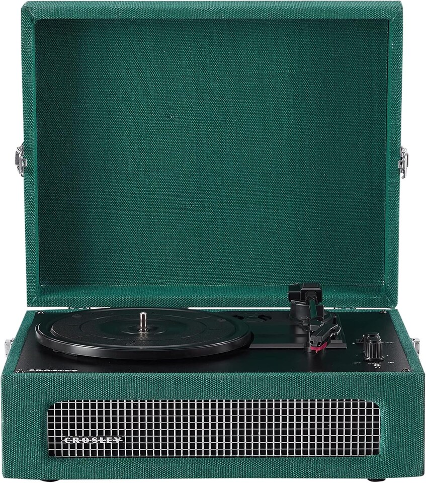 CROSLEY - VOYAGER PORTABLE TURNTABLE (DARK AEGEAN) | Blue | Blue