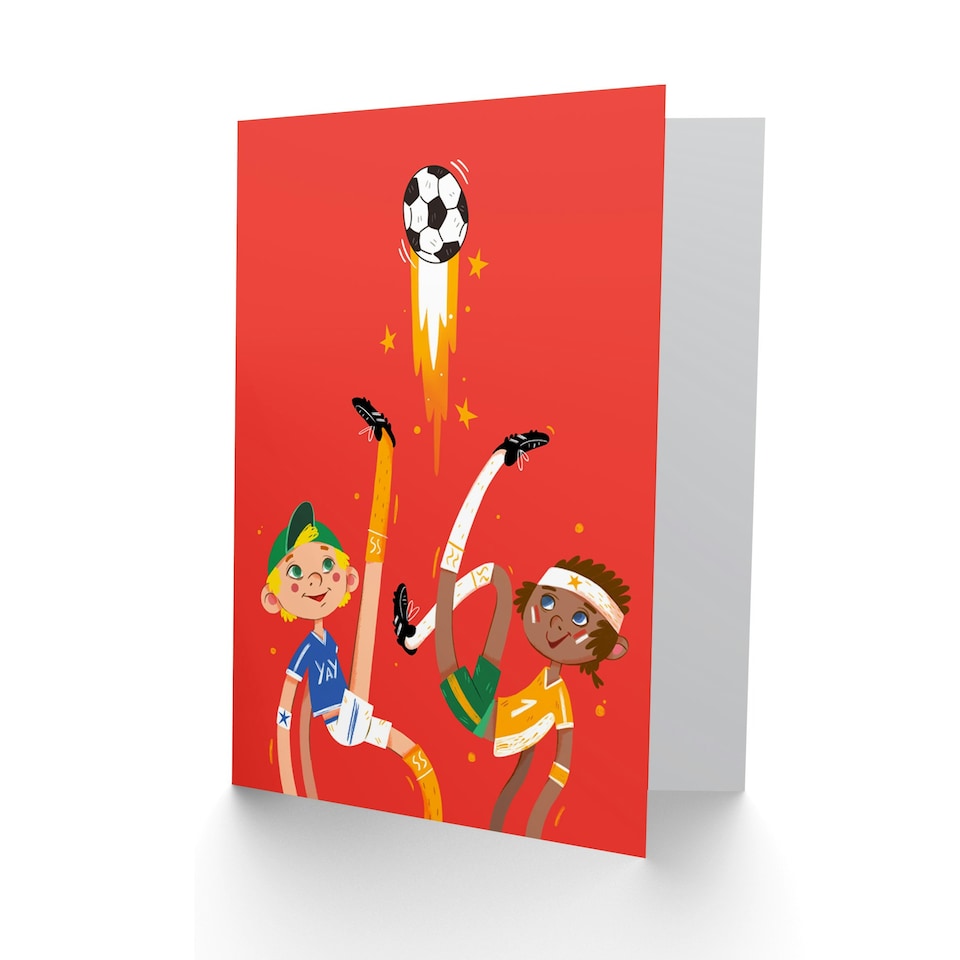 image 1 of Football Kids Birthday Child Kids Card