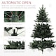 image 8 of HOMCOM 6ft Artificial Spurce Christmas Tree with 1696 Branches