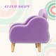 image 3 of ZONEKIZ Kids Armchair Toddler Sofa Chair Cloud-Shaped for 1.5-3 Years Purple