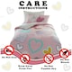 image 4 of VELVETIO Hearts Duvet Cover Set Reversible Polycotton Kids Beddings Pink | Single