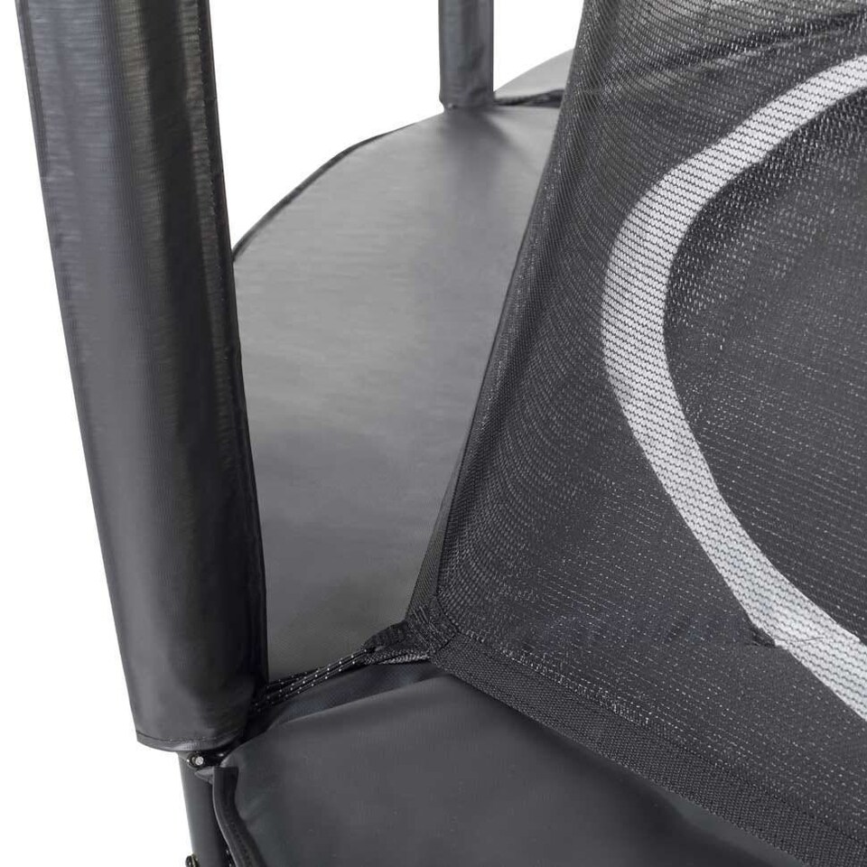 image 1 of Salta 14ft Royal Baseground Black Round Trampoline with Enclosure