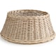 image 1 of 45cm Christmas Tree Skirt Woven Willow Xmas Collar Wicker Rattan Trunk Basket Guard