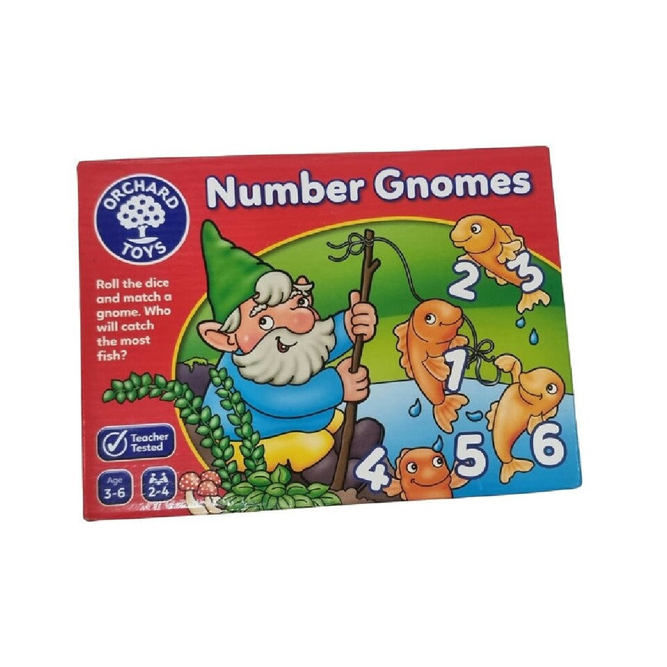 image 1 of Orchard Toys Number Gnomes Count And Match Childrens Educational Game