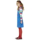 image 4 of Chucky Girls Halloween Costume Set - Blue/Red - 10-12 Years