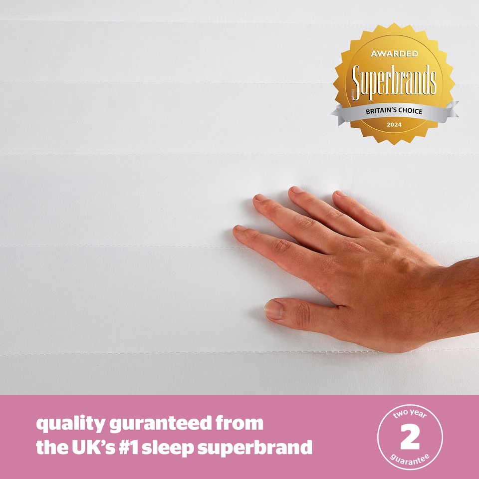 image 1 of Silentnight Quilted Mattress Protector | White | Small Double