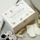 image 3 of Personalised Safari Animals Small Wooden Keepsake Box White