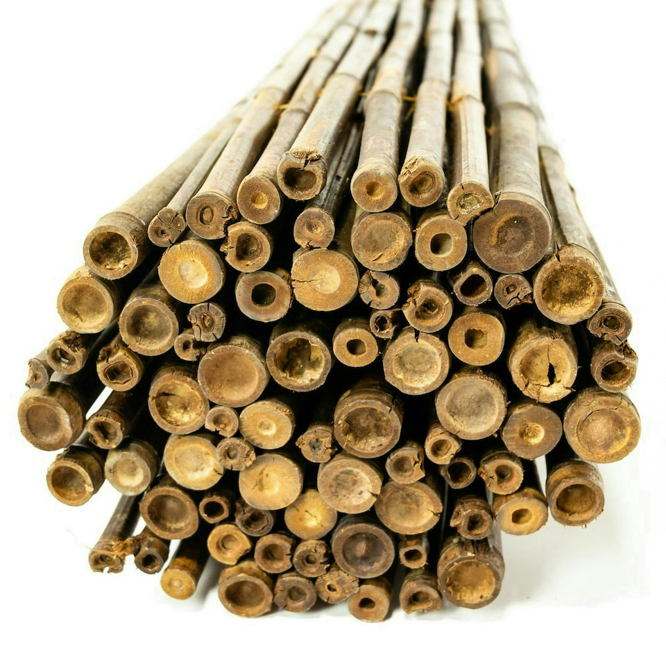 image 1 of Primrose Natural Thick Bamboo White Screening Roll Privacy Screen 1.9m x 1.8m