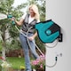 image 2 of DURHAND 15m Garden Hose Reel Wall Mounted Auto Rewind with 7 Patterns Spray Nozzle, Includes Wall Fixings