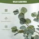 image 9 of HOMCOM Artificial Plant, Faux Silk Eucalyptus Tree, 150cm Green | 5ft