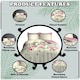 image 2 of VELVETIO Fossy Complete Duvet Cover Set with Fitted Sheet Soft Printed Bedding Bedset Cream | King