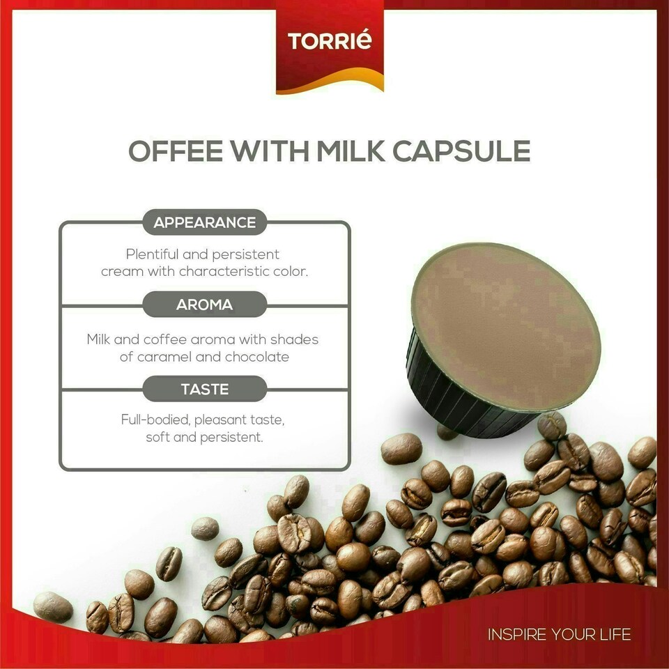 image 1 of Instant Coffee with Milk - Dolce Gusto ® Compatible Capsules (80 Pods)