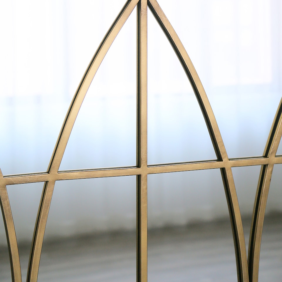 image 1 of Charles Bentley Madrid Arch Garden Mirror Weather Resistant