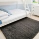 image 5 of KUKOON Slate Grey Deep Pile Shaggy Living Room Area Rug 240cm x 330cm