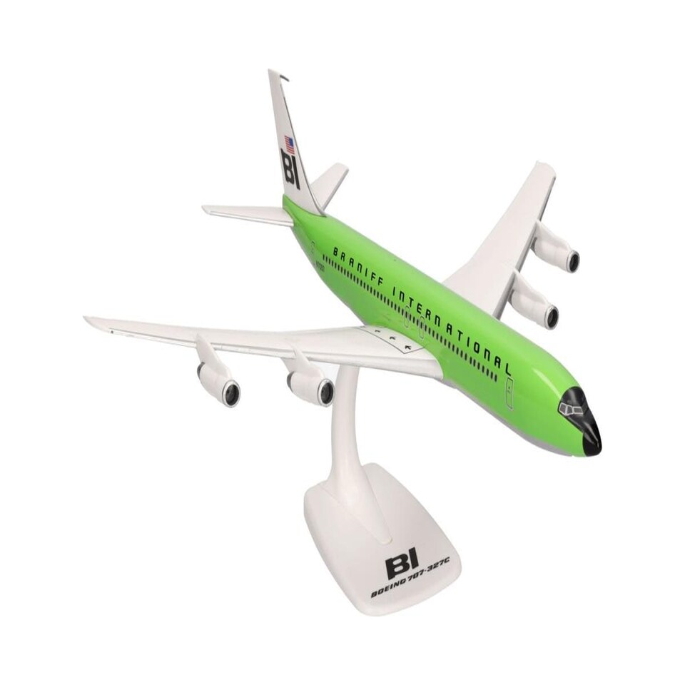image 1 of Herpa Wings Snapfit Boeing 707-320 Branff International Green (1:144)