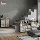 image 8 of HOMCOM Bedroom Chest of Drawers 6 Drawer Dresser w/ Shelf, Grey Wood Effect