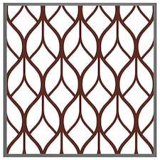 Tiled geometrics (Picutre Frame) Grey | XS