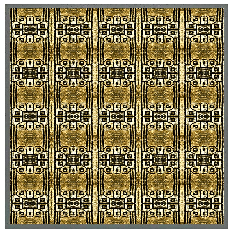 image 1 of Portuguese ethnic tiles azulejos (Picture Frame) Grey | XS