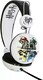 image 2 of Harry Potter Hogwarts Crest Adjustable Kid's Wired Headphones | White