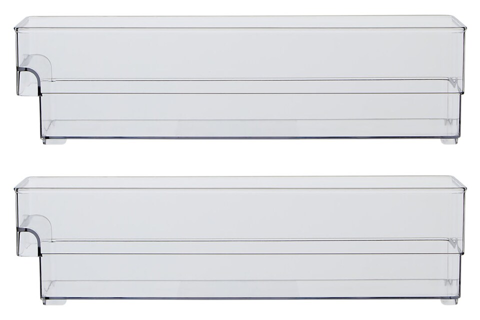 image 1 of Romm Set of Two Small Stackable Fridge Storage Trays