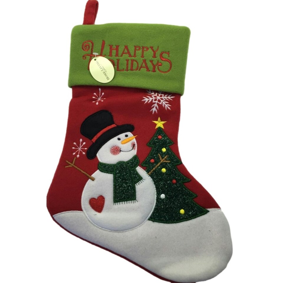 image 1 of happy holiday Christmas Stocking For Anyone