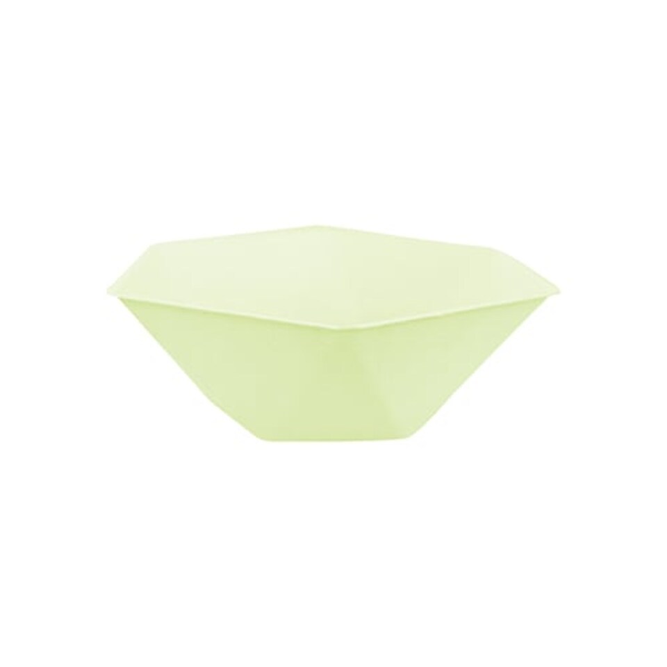 image 1 of Pastel Green Hexagonal Vert Decor Paper Bowls 16cm - Pack of 6