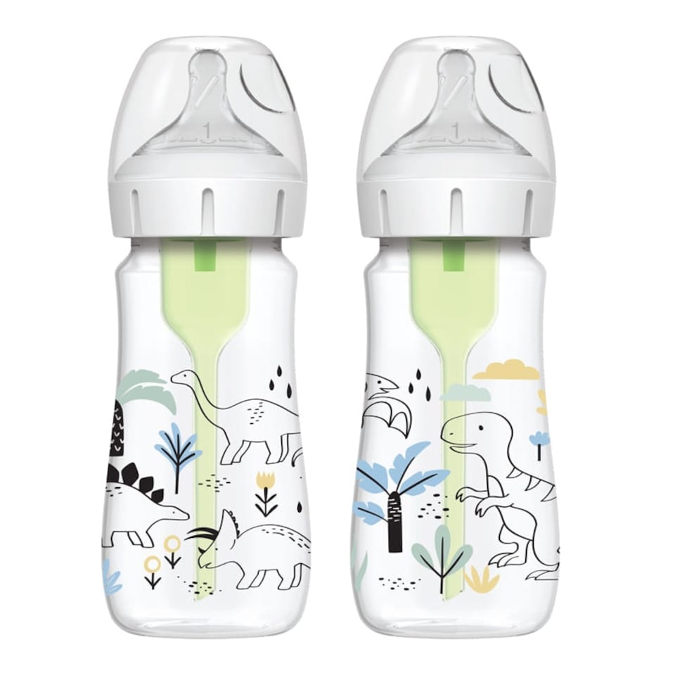 image 1 of Dr Brown's Options+ Bottle Design Dinosaurs 270ml 2Pk