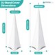 image 2 of Triple Sided Stretch Tripod Speaker DJ Stand Cover with Loop - 1pc
