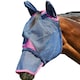 image 2 of Weatherbeeta Comfitec Deluxe Mesh Durable Horse Fly Mask With Ears & Nose - Navy/Purple - Pony