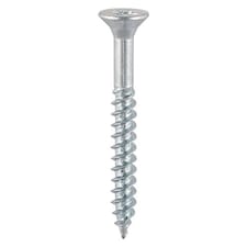 Timco - Twin-Thread Woodscrews - PZ - Double Countersunk - Zinc (Size 10 x 1 1/2 - 250 Pieces)