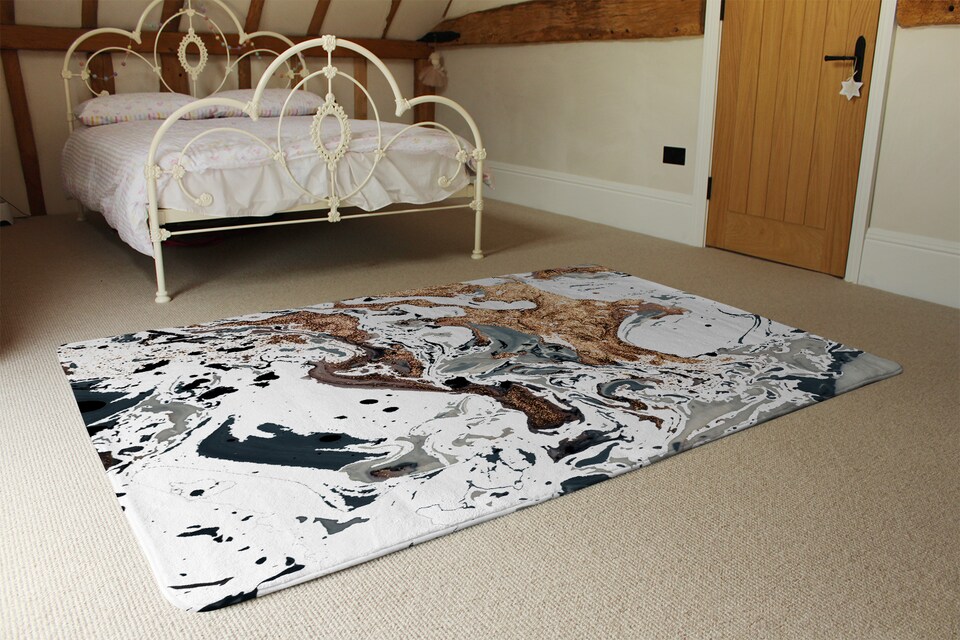 image 1 of Bronze Marble Rug | Multi