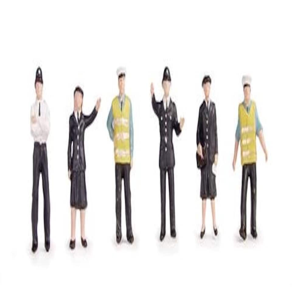 Bachmann Police and Security Staff (6) Figure Set