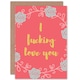 image 1 of I Expletive Love You Greetings Card
