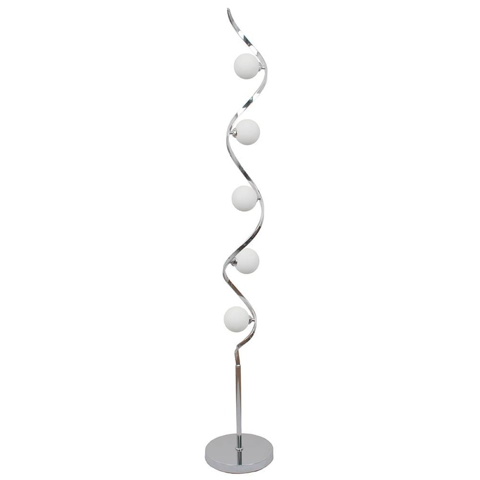 image 1 of Bombo 5 Light Floor Lamp Polished Chrome