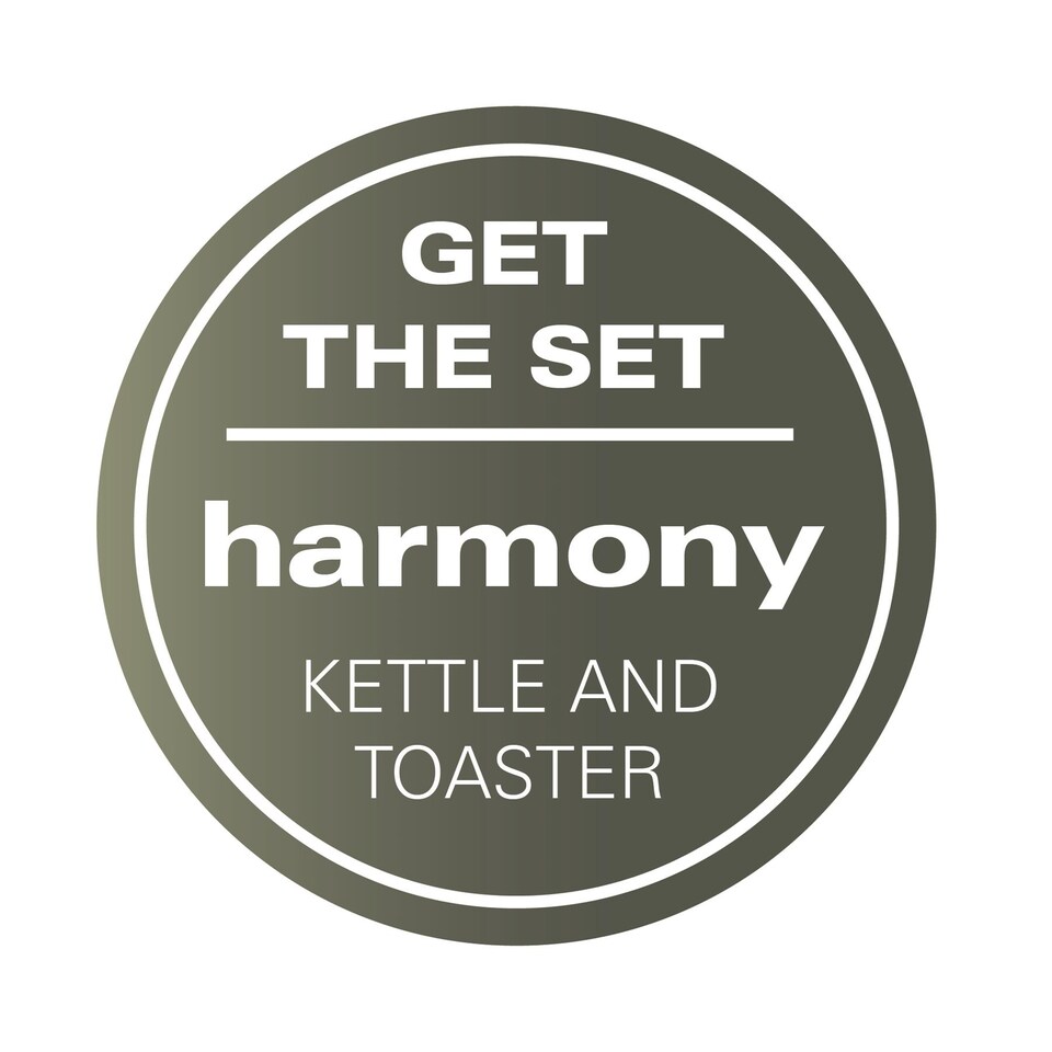 image 1 of Hamilton Beach Harmony Kettle & Toaster Set - Espresso