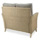 image 3 of Desser Arlington Natural Wash Rattan 2 Seater Sofa Set in Jubilee Grey - Conservatory Sofa Suite