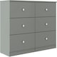 image 1 of Denver 6 Drawer Chest Grey