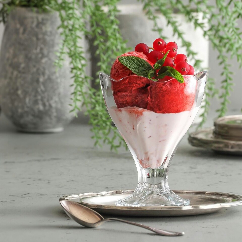 image 1 of LAV Lily Glass Ice Cream Bowls - 250ml - Pack of 12 Clear