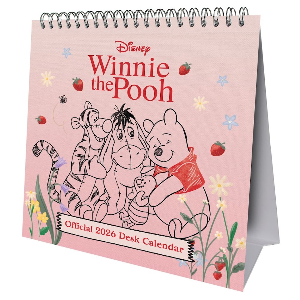 DISNEY WINNIE THE POOH 2026 DESK EASEL CALENDAR