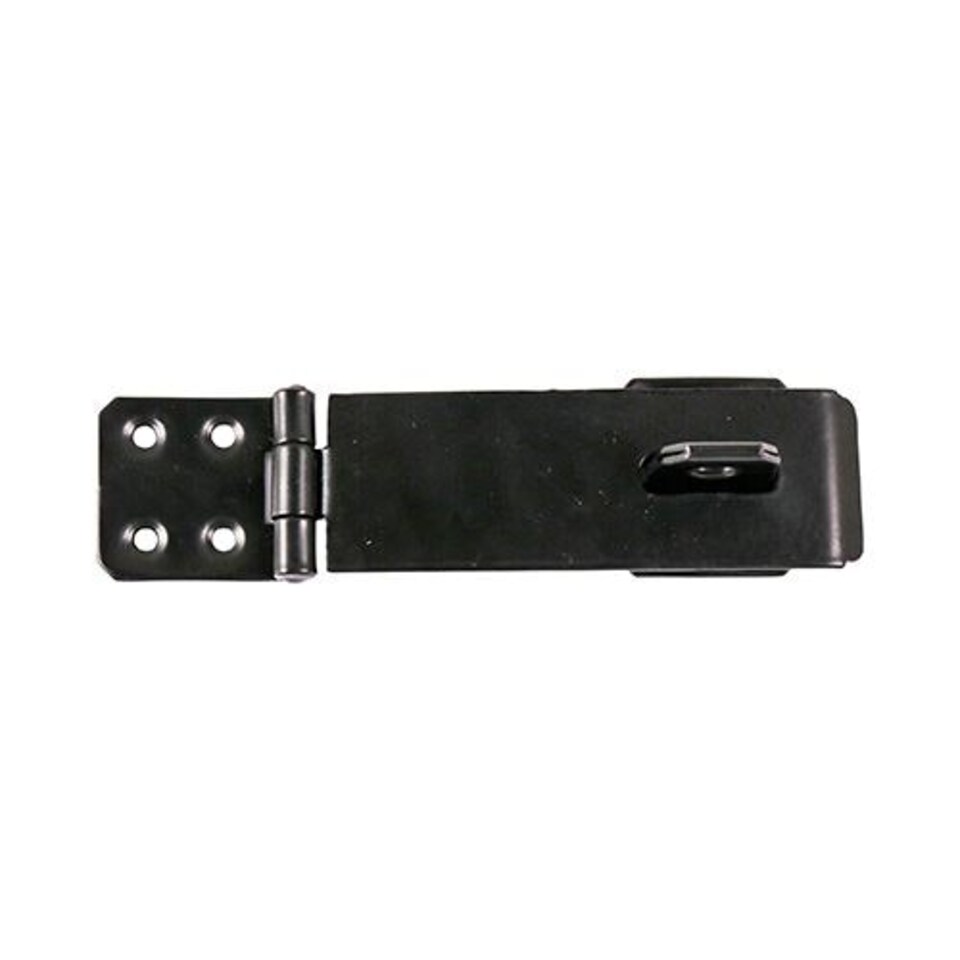 image 1 of Timco - Safety Pattern Hasp & Staple - Black (Size 3" - 1 Each)
