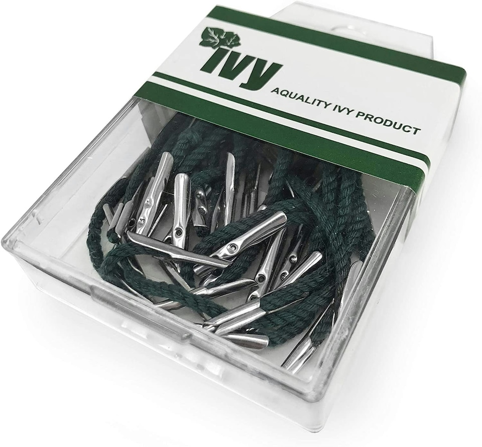 image 1 of Box of 20 Green Treasury Tags