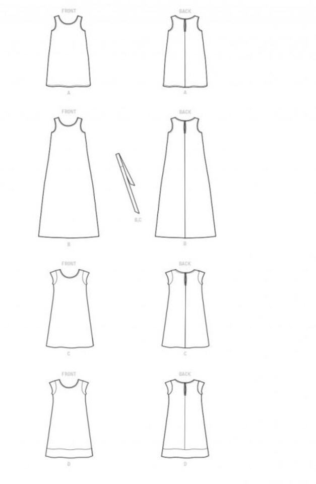 image 1 of Simplicity 9120 Paper Sewing Pattern – Children’s Dress, Size K5 (7–8–10–12–14), Intermediate