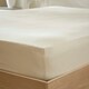 image 5 of Touch Of Linen - Creamy Almond - Fitted Sheet Cream | Creamy Almond | King