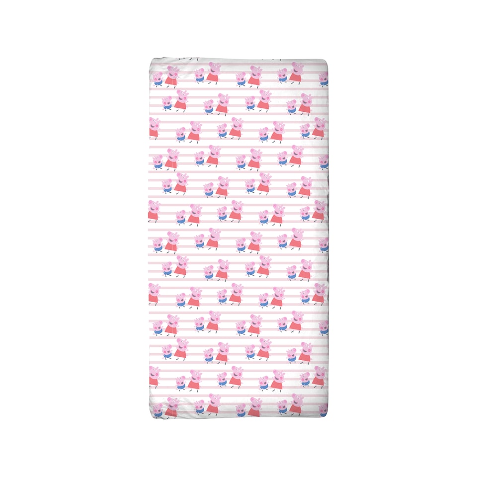 image 1 of Peppa Pig Lullabies Two Pack Cot Bed Fitted Sheets