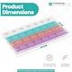 image 2 of 28 Slot Pill Organiser, 4 Times A Day Weekly Tablet Box