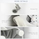 image 5 of HOMCOM Foldable Baby Bath Tub Ergonomic with Temperature-Induced Water Plug