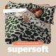 image 5 of Silentnight Coverless 10.5 Tog Duvet and Pillowcase Set, Leaf Print Green | Double